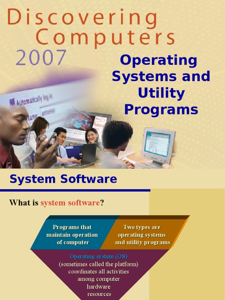 Operating Systems and Utility Programs | PDF | Operating System ...