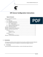 Configuration Instructions - OPC Server