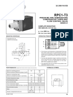 Flow Control, 3 Way, PR & Temp Compensated, NG6, Type RPC1-T3