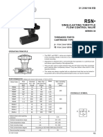 Throttle FCV, Single Acting