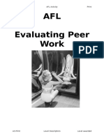 AFL- Evaluating Peer Work