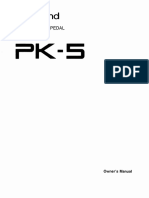 Roland pk-5 manual