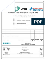 Ivar Aasen Field Development Project - PDQ: 230V Ac Ups Sub-Db 85El201A - Circuit/Wiring Diagram