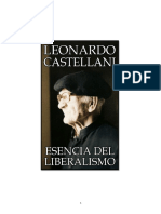 Esencia Del Liberalismo(Leonardo Castellani)