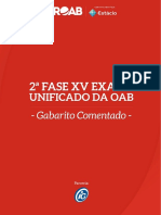 Comentários Da Prova Da 2 Fase Xv Exame Unificado Da Oab