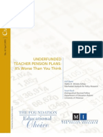 Underfunded Teacher Pension Plans: It's Worse Than You Think