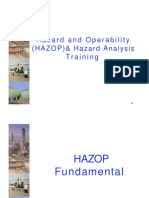 Hazard and Operability (HAZOP) & Hazard Analysis Training