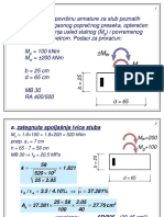 11 - Razni Primeri Dimenzionisanja STUBOVA