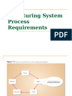 Structuring System Process Requirements