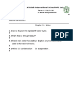 Al Falah International School-DPS Jeddah Term-II Science Assignment-6