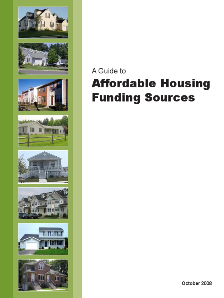 Affordable Housing Funding Sources A Guide to
