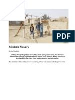 Modern Slavery: by Jan Khaskheli