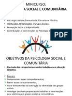 Curso de Psicologia Social e Comunitária - Abnt