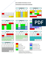Calendario Provisional 20142015