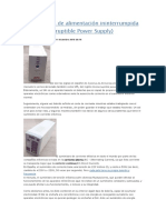 Sistemas de Alimentación Ininterrumpida (UPS Uninterruptible Power Supply)