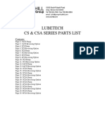 Lubetech Cs & Csa Series Parts List: Contents