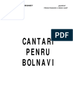 Cantari Penru Bolnavi