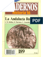 Cuadernos de Historia 16 189 La Andalucia Romana 1985
