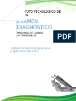 Examen Diagnóstico Máquinas Hidráulicas