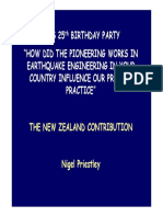 Afps 25 Birthday Party "How Did The Pioneering Works in Earthquake Engineering in Your Country Influence Our Present Practice"