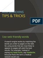 Web Searching-Tips Tricks