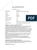 Medidor de Agua Certificado