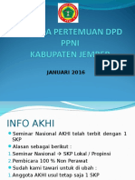 Agenda Pertemuan DPD Ppni