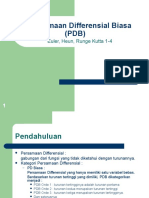 Persamaan Differensial Biasa