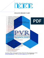 PVR Technologies Mba Finance Titles List