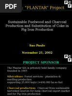 Brazil: "PLANTAR" Project: Sustainable Fuelwood and Charcoal Production and Substitution of Coke in Pig Iron Production