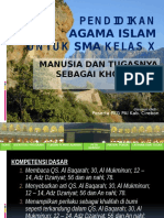 Bab I Memahami Ayat-Ayat Al-Qur'an Tentang Manusia Dan Tugasnya Sebagai Khalifah Di Bumi