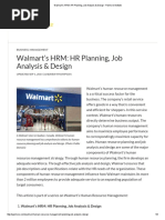 Download Walmarts HRM_ HR Planning Job Analysis  Design - Panmore Institute by Namita Dey SN299150118 doc pdf