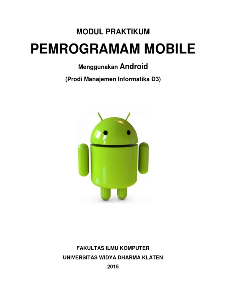 Modul Pemrograman Mobile Android | PDF