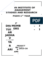 Grou P Memb ERS: Aditya Institute of Management Studies and Research