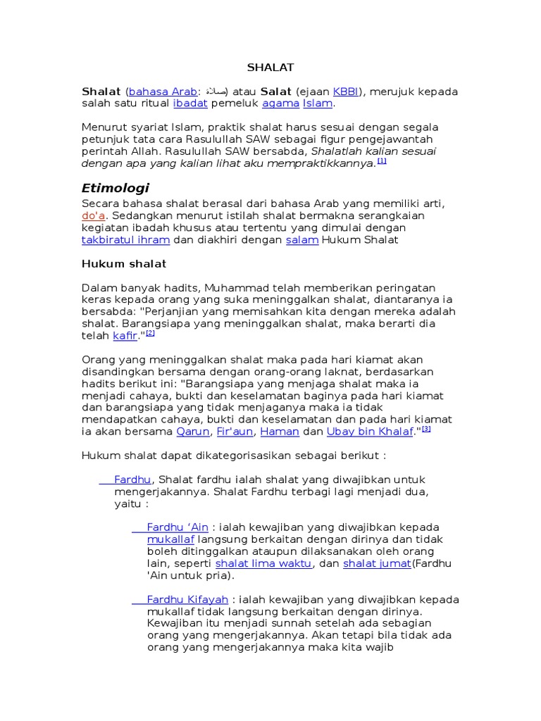Materi Modul 2 Al Islam Shalat