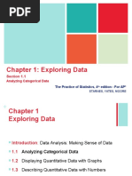 Chapter 1: Exploring Data: Section 1.1