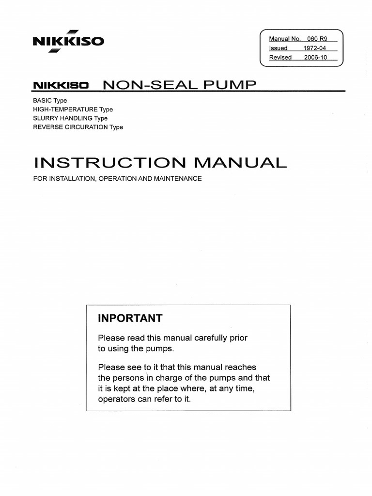 Nikkiso LH | PDF
