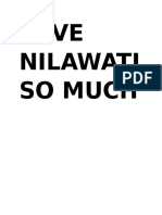 Love Nilawati So Much
