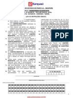 PROVA DE Engenheiro Eletricista DO CONCURSOS DO BANPARÁ 2015