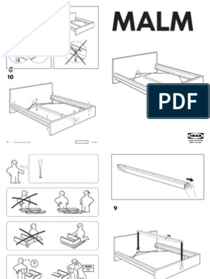 Ikea Malm Bed Assembly Instructions Queen