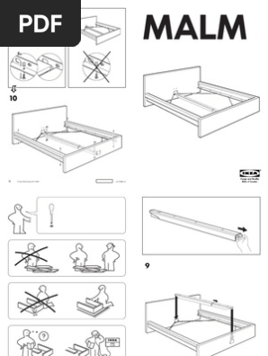 Ikea Malm Bed Assembly Instructions Queen