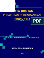 Tata Urutan Perundang-Undangan