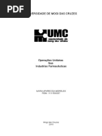 Operações Unitarias Na Industria Famaceutica