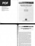 Merchant, K ; Van Der Stede, W. Management Control Systems. Cap. 10