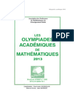 Olympiades de Maths