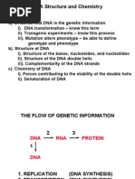 DNA Structure and Chemistry