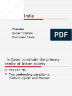 Caste in India (sanskratization)