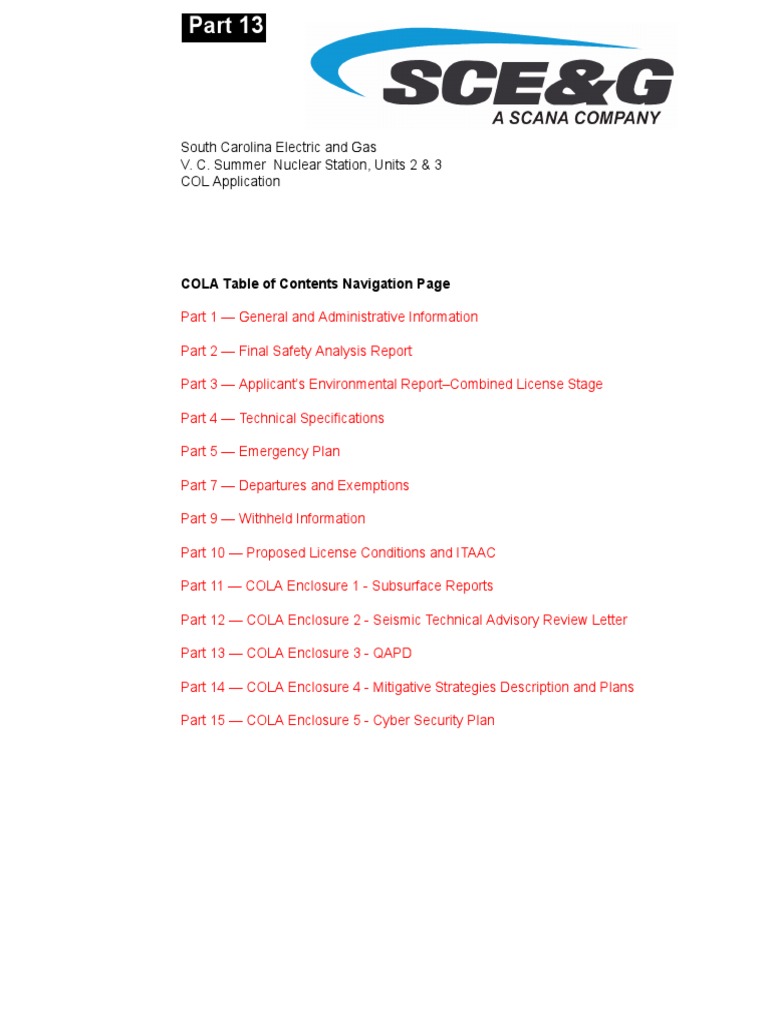 Quality Assurance Program For Nuclear Power Plant - ML102440549 | PDF ...