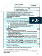 Checklist Auditoria SGA ISO14001