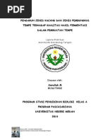 Download PENGARUH JENIS KACANG DAN JENIS PEMBUNGKUS TEMPE TERHADAP KUALITAS HASIL FERMENTASI DALAM PEMBUATAN TEMPE by Amrulqincai SN299181985 doc pdf